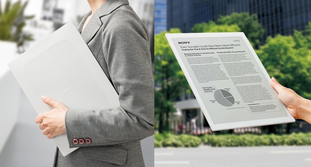 SONY เปิดตัวแท็บเล็ต E Ink รุ่นใหม่ มาพร้อมปากกาสไตลัส หน้าจอขนาดใหญ่ 13.3 นิ้ว