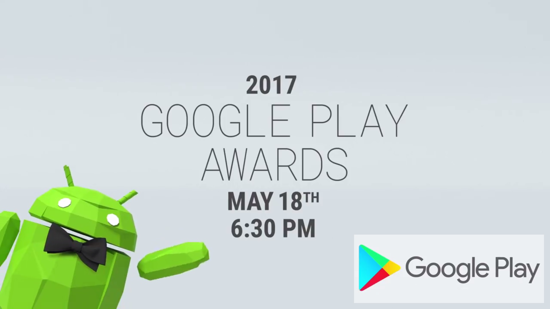 Google ประกาศรายชื่อแอพและเกมที่เข้ารอบสุดท้ายรอลุ้นรางวัล Google Play Award ประจำปี 2017