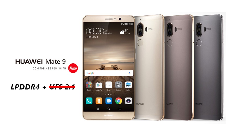 อ้าวเฮ้ย! Huawei ปรับหน้าเว็บ Mate 9 ลบคำว่า UFS 2.1 ออกในหลายประเทศ