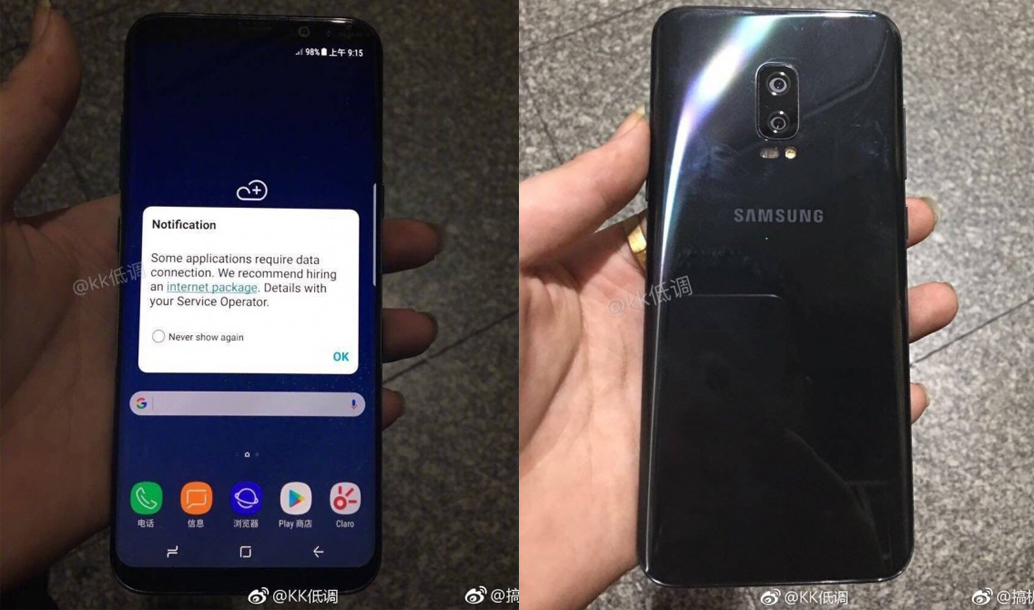 เกือบมาทัน.. หลุดภาพว่าที่เครื่องต้นแบบ Galaxy S8+ เผยให้เห็นกล้องหลังคู่