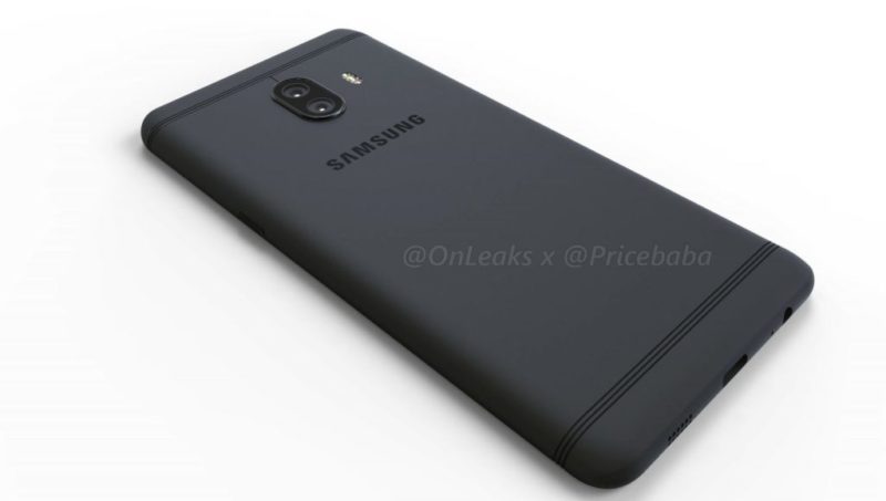 หลุดภาพเรนเดอร์ Samsung Galaxy C10 มาพร้อมกล้องหลังคู่ และปุ่ม Bixby