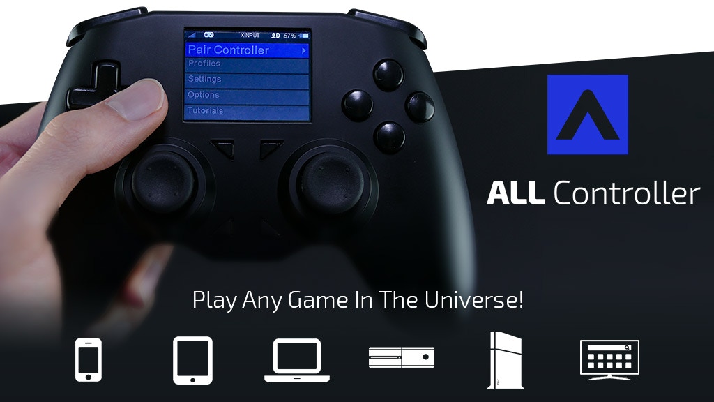ALL Controller จอยเกมครอบจักรวาลใช้ได้ทุกแพลทฟอร์มทั้ง Android, iOS, PC, PS4, Xbox One ฯลฯ