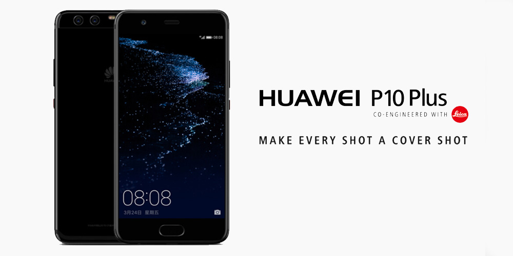 8 สียังไม่พอ.. Huawei ปล่อย P10 Plus สีใหม่ Bright Black ฝาหลัง Glossy
