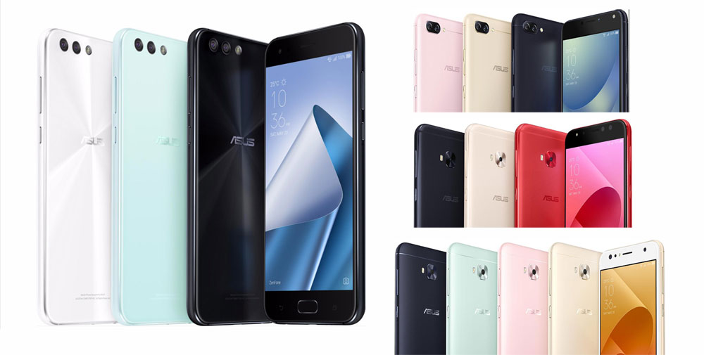 หลุดยกแผง Asus Zenfone 4, Zenfone 4 Max, Zenfone 4 Selfie และ Zenfone 4 Selfie Pro