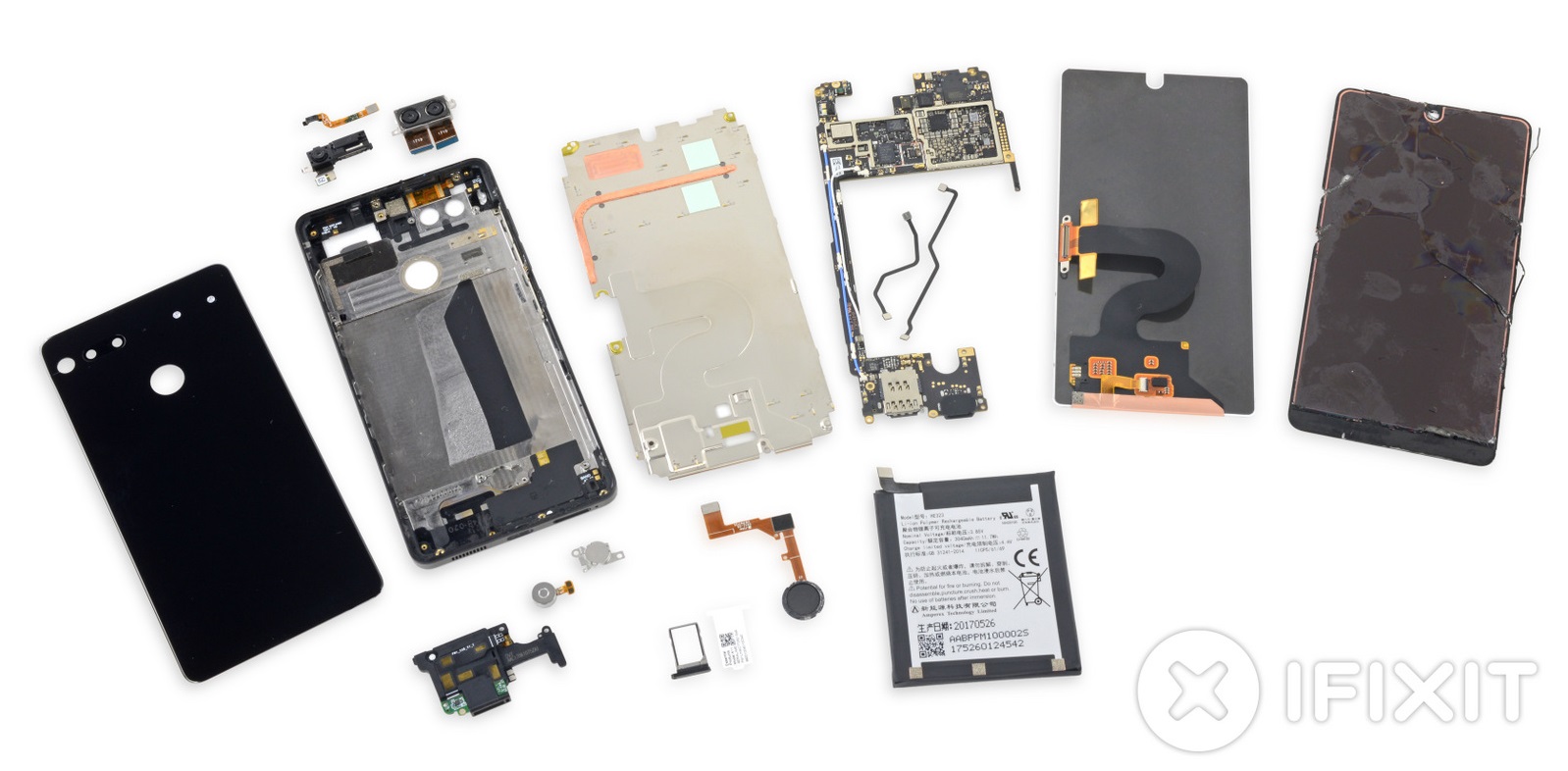 iFixit เผยมือถือ Essential แทบจะไม่มีทางแกะเครื่องซ่อมหรือเปลี่ยนแบตเองได้เลย