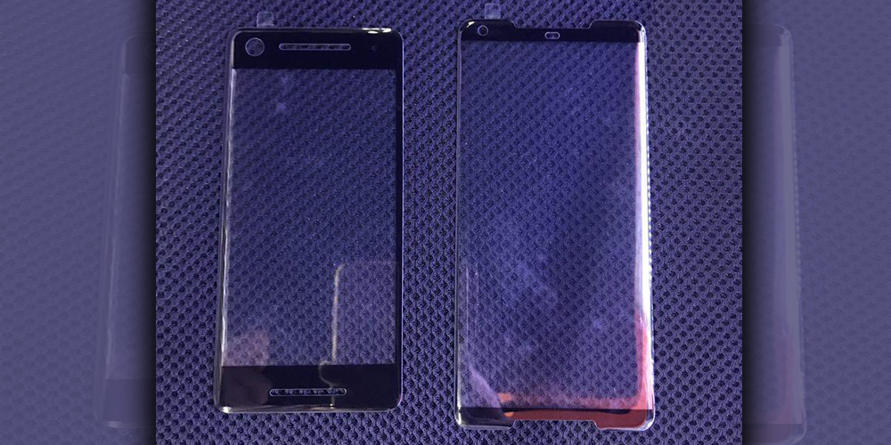 โผล่ภาพกระจกหน้าจอ Google Pixel 2 และ Pixel 2 XL คอนเฟิร์มลำโพงคู่หน้าทั้ง 2 รุ่น