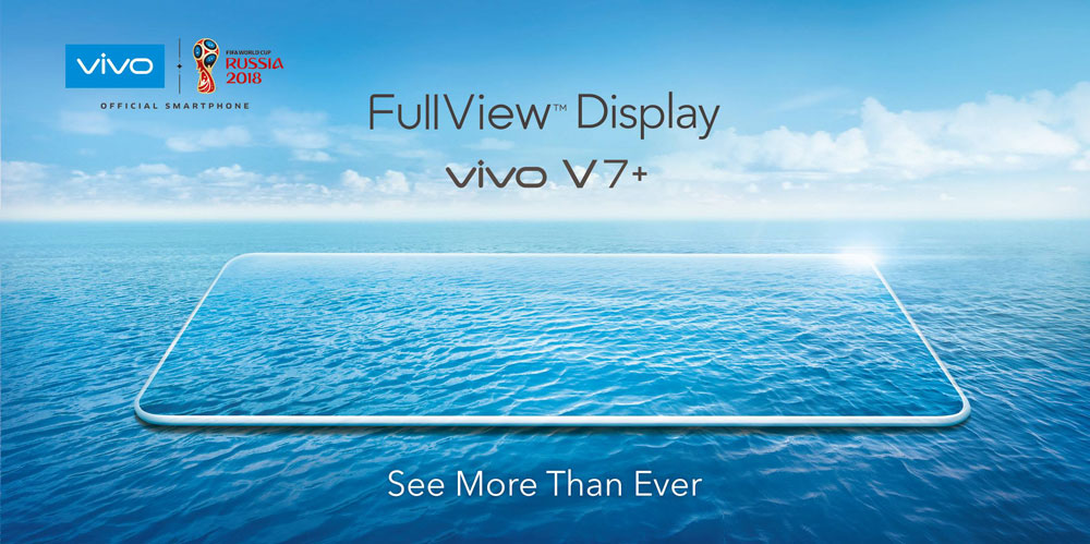 นับถอยหลัง.. vivo V7+ พร้อมเผยโฉม กับหน้าจอ FullView Display ขอบบาง และกล้องหน้า 24 ล้านพิกเซล 7 กันยายนนี้