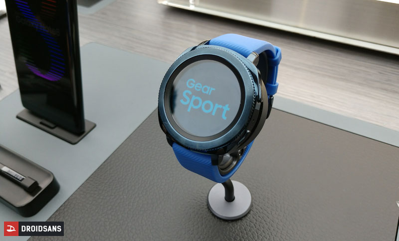 Samsung Gear Sport และ Gear IconX พร้อมวางจำหน่ายแล้ว ราคา 9,900 บาท และ 5,900 บาท ตามลำดับ