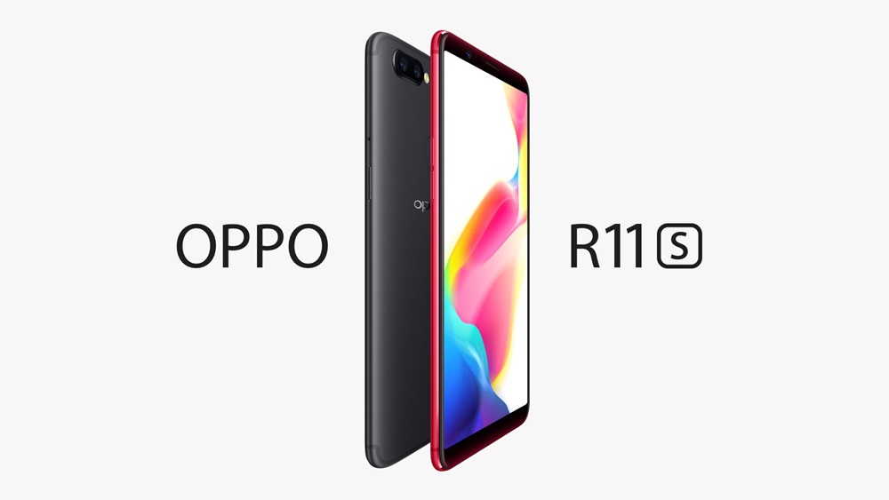 OPPO R11s เผยโฉม มาพร้อมหน้าจอสุดขอบ กล้องหน้า AI 20MP