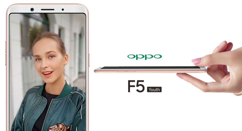 สเปค OPPO F5 Youth มาแล้ว จัด RAM 3GB กล้อง A.I. Beauty 16 ล้านพิกเซล พร้อมปลดล็อคด้วยใบหน้า ส่วนราคาเปิดตัวยังต้องลุ้น
