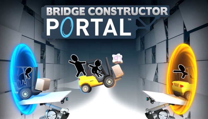 Bridge Constructor Portal เกมสร้างสะพานด้วยประตูมิติ เปิดให้ดาวน์โหลดแล้วทั้ง Android และ iOS