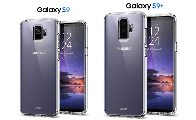 หลุดรัวๆ Galaxy S9 และ S9+ ทั้งกระจกหน้าจอ ภาพตัวเครื่องพร้อมเคสใส งานนี้เผยทุกสัดส่วน