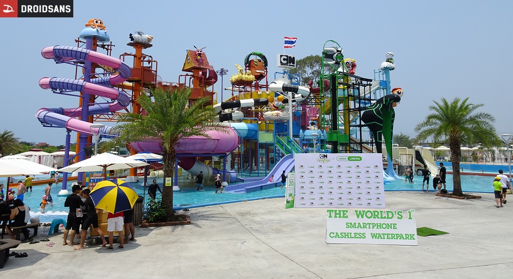 Rabbit LINE Pay จับมือ Cartoon Network Amazone ให้กลายเป็นสวนน้ำ Cashless เต็มรูปแบบแห่งแรกของโลก