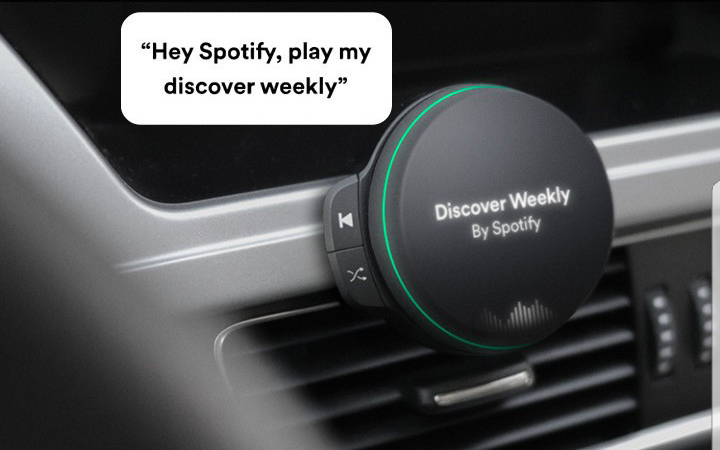 หลุดภาพอุปกรณ์ขนาดจิ๋วของ Spotify คาดเชื่อมต่อกับอุปกรณ์อื่นๆ ได้ พร้อมเปิดตัว 24 เมษายนนี้