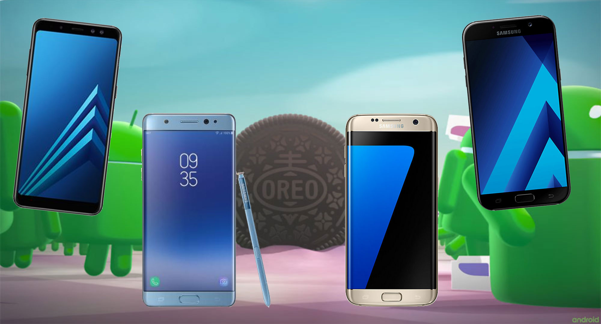 Samsung เริ่มอัพเดท Android 8.0 Oreo ให้ Galaxy A8 (2018), Galaxy Note FE และ Galaxy S7