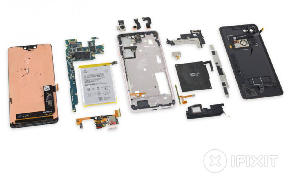 โดนแกะแล้ว Google Pixel 3 XL งานนี้ iFixit บอกซ่อมยาก กาวเยอะหลายจุด ให้คะแนนในการซ่อมแซม 4 เต็ม 10