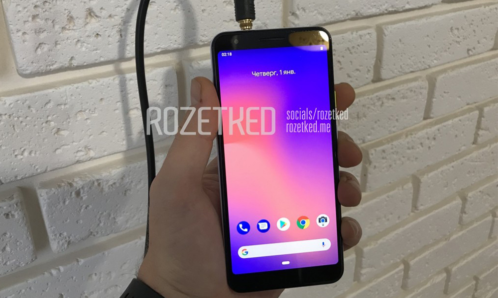 หลุดภาพ Google Pixel 3 Lite ใช้ Snapdragon 670 และมีช่องหูฟัง 3.5