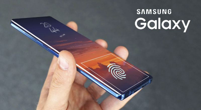 Samsung เตรียมใช้สแกนลายนิ้วมือบนหน้าจอใน Galaxy S10 พร้อมปรับปรุงให้สามารถสแกนได้เกือบครึ่งจอ