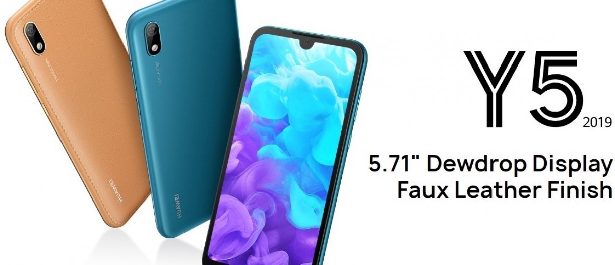 เปิดตัว Huawei Y5 2019 จอ 5.71 นิ้ว และชิป Helio A22