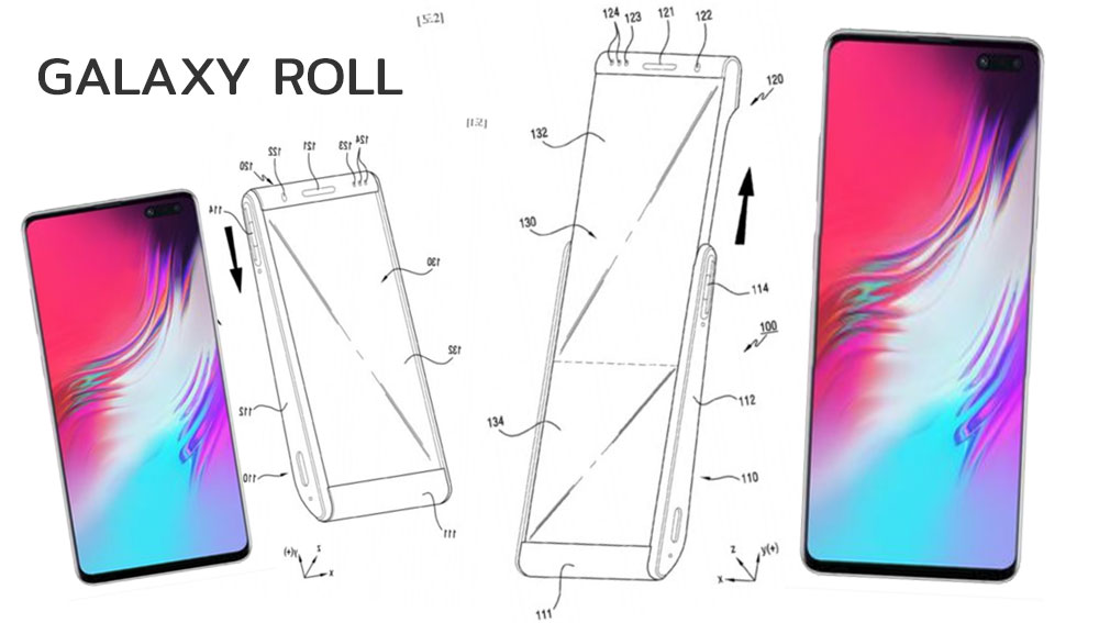 Samsung ผุดไอเดีย Galaxy Roll มือถือจอม้วนยืดหดได้ เปลี่ยนจอ 16:9 ให้กลายเป็นจอ 21:9