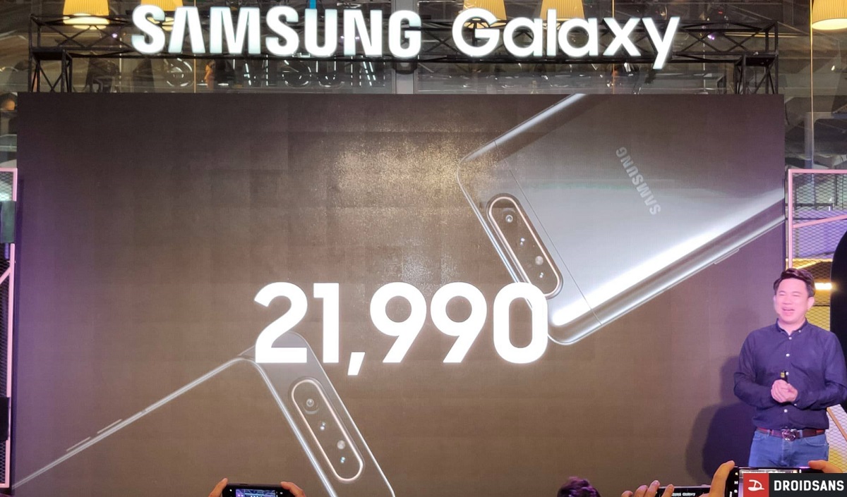 Samsung Galaxy A80 มือถือสุดล้ำกล้องสไลด์ 48MP พลิกถ่ายได้หน้าและหลัง เคาะราคา 21,990 บาท มาพร้อมรุ่นพิเศษ Blackpink Special Edition