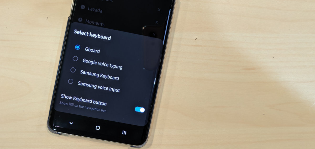 วิธีการเปลี่ยนแป้นพิมพ์ Keyboard บน Android