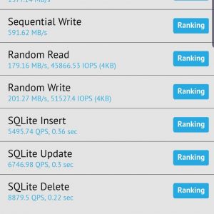 Galaxy Note10+ UFS 3.0 Benckmark by IceUniverse