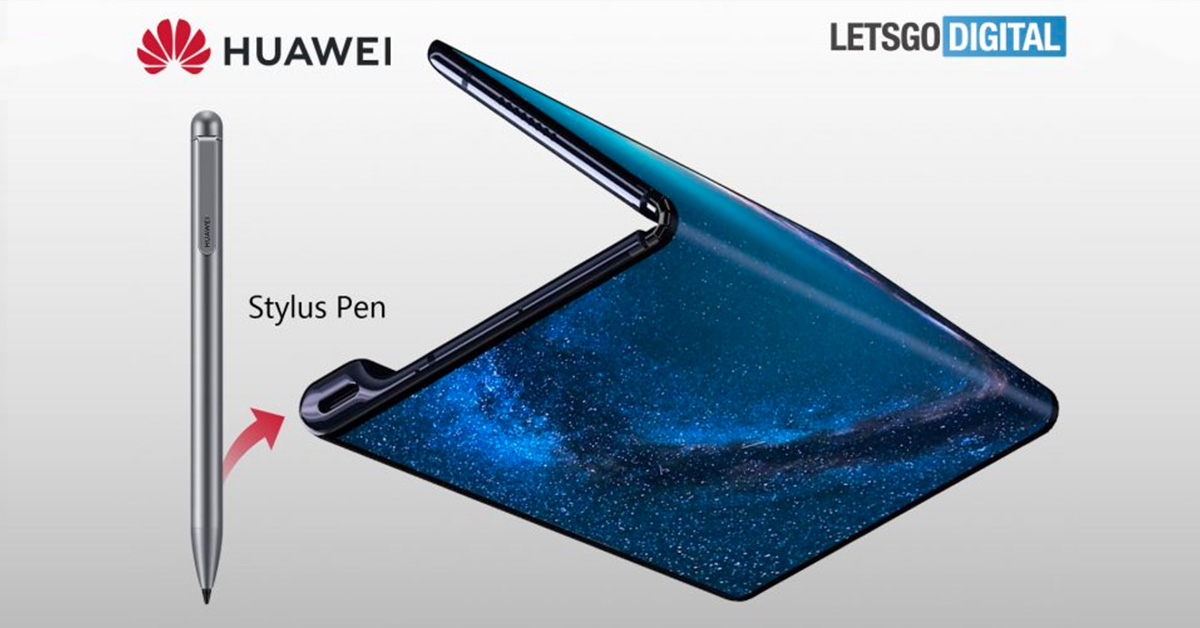 Huawei จดสิทธิบัตรมือถือจอพับ มีปากกา Stylus พร้อมที่เก็บในตัวเครื่อง คาดเป็น Mate X2