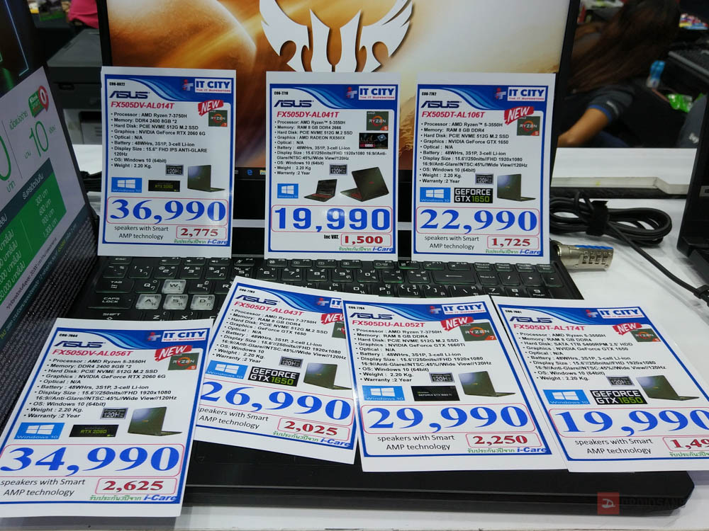 สำรวจโปรโมชัน “โน้ตบุ๊ค” ที่งาน TME 2019 ลดสูงสุดเป็นหมื่น เซอร์ไพรส์มี Intel Gen 10 วางขายด้วย