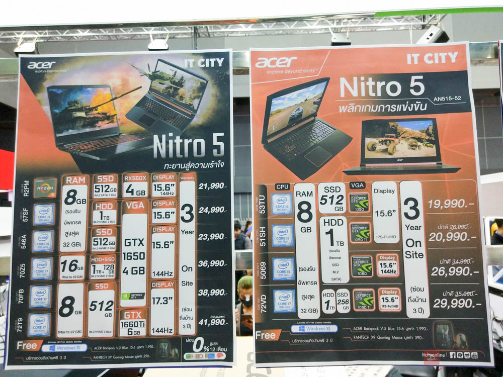 สำรวจโปรโมชัน “โน้ตบุ๊ค” ที่งาน TME 2019 ลดสูงสุดเป็นหมื่น เซอร์ไพรส์มี Intel Gen 10 วางขายด้วย