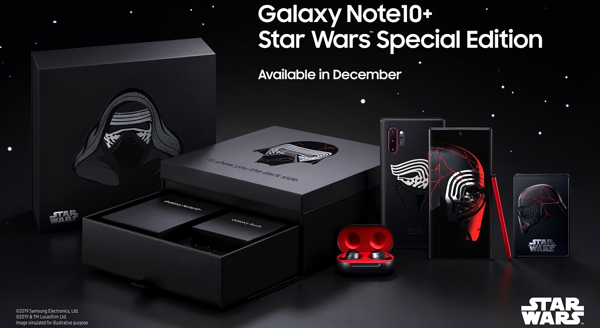 Let the Past Die… Samsung เปิดตัว Galaxy Note 10+ Star Wars Special Edition จัดเต็มทั้งเคสและหูฟังสไตล์ Kylo Ren