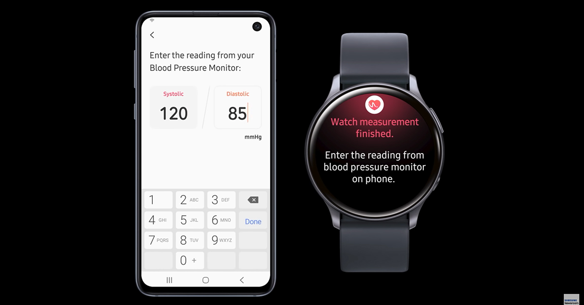 Samsung เตรียมเพิ่มฟีเจอร์ตรวจวัดความดันโลหิตให้กับ Galaxy Watch Active2 ในช่วงปลายปีนี้