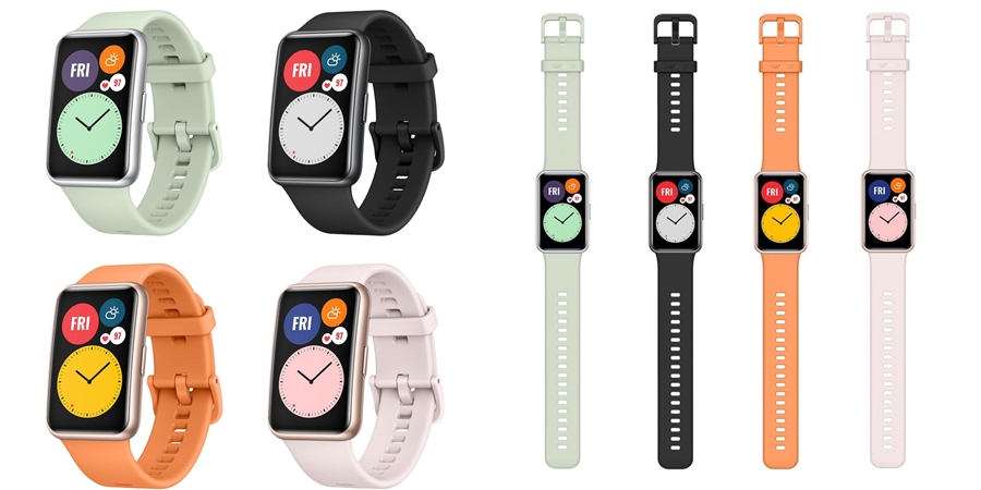 หลุดภาพเรนเดอร์ Huawei Watch Fit ดีไซน์เหลี่ยมผืนผ้า จอ OLED กันน้ำลึก 50 เมตร คาดเคาะราคาราวๆ 3,700 บาท