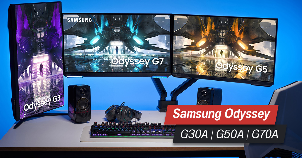 Samsung เปิดตัว Odyssey G30A, G50A, G70A เกมมิ่งมอนิเตอร์จอแบน อัตรารีเฟรชสูงสุด 165Hz