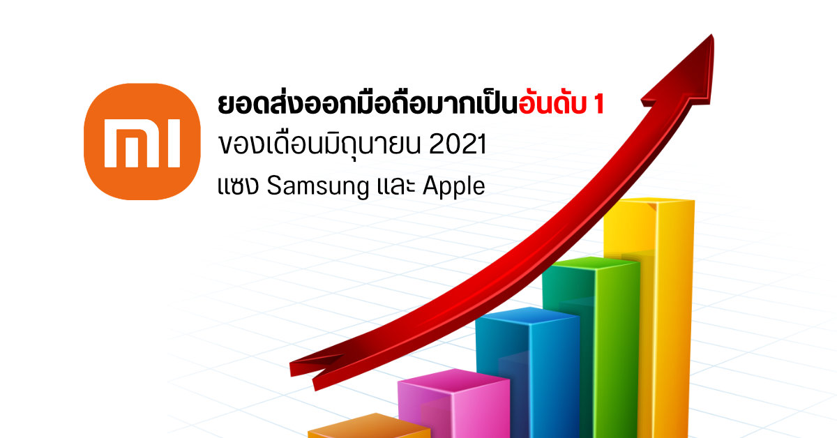 ขึ้นนำครั้งแรก!…Xiaomi ผงาดอันดับ 1 แบรนด์มือถือที่ส่งออกมากสุดของโลก เดือนมิถุนายน 2564