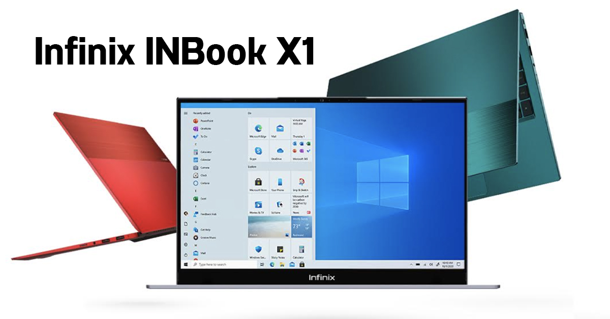 เปิดตัว Infinix INBook X1 Series ซีพียู Intel 10th Gen จอ 14″ FHD sRGB 100% น้ำหนักเบา 1.48 กก. เริ่มต้น 11,900 บาท