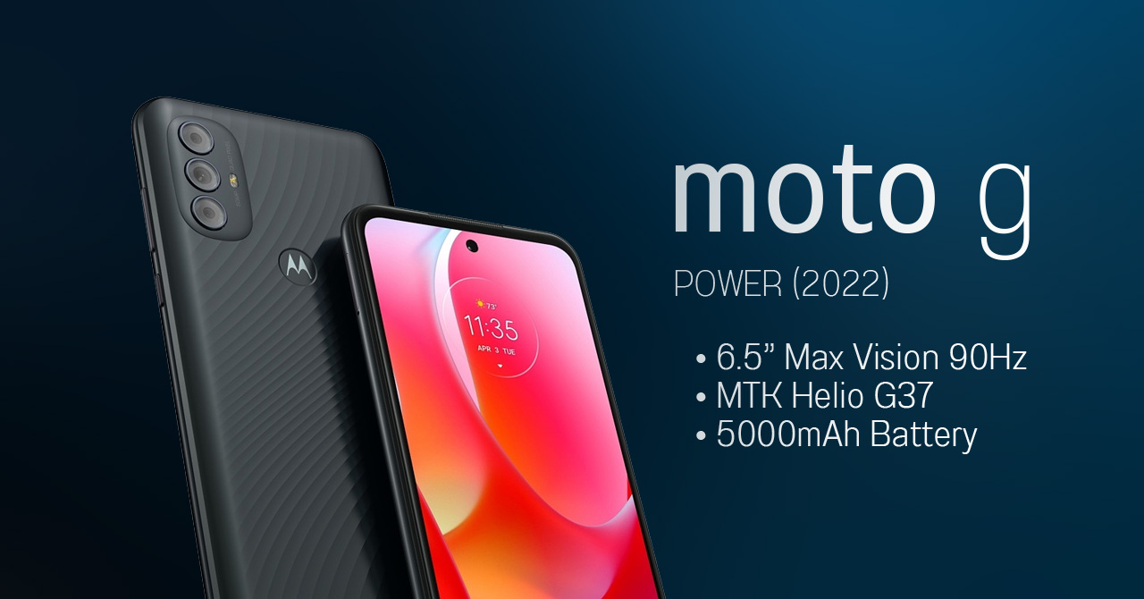 Motorola เปิดตัว moto g power (2022) อัปเกรดจอเป็น 90Hz อัดแบตจุก ๆ 5000mAh – ขายในราคาเดิม ประมาณ 6,600 บาท