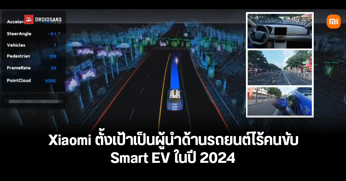 Xiaomi เผยโฉม Pilot Technology เทคโนโลยียานยนต์ไร้คนขับ ตั้งเป้าเป็น ...