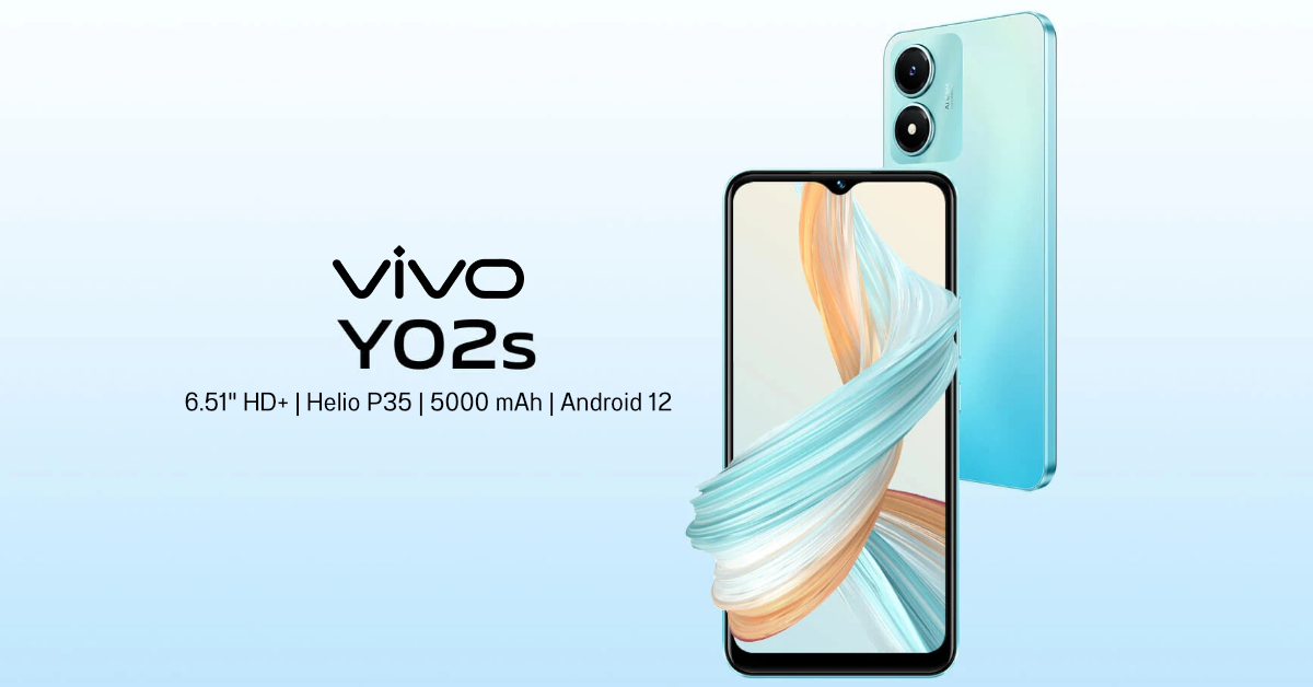 vivo Y02s มือถือสเปคคุ้มภาคต่อ หน้าจอ 6.51 นิ้ว ชิป Helio P35 แบตเตอรี่ 5000 mAh ราคาราว 4,200 บาท