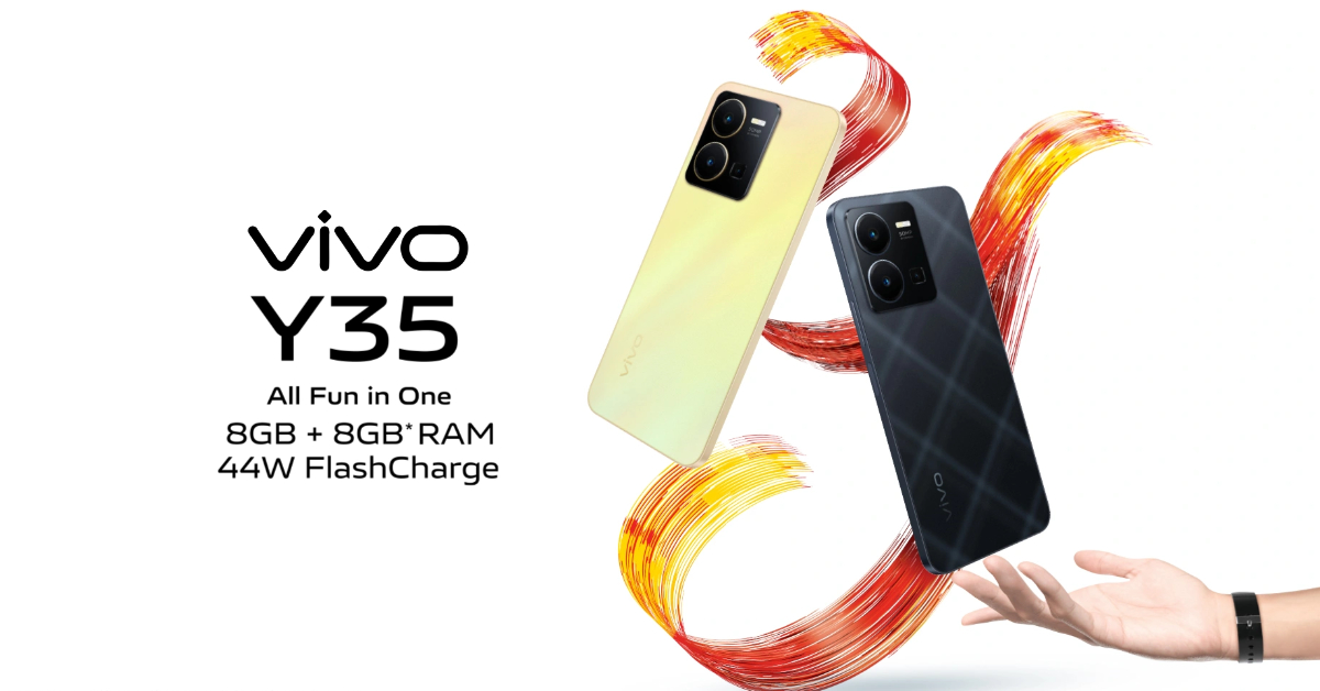 vivo Y35 มือถือจอ 90Hz ชิป Snapdragon 680 กล้อง 50MP พร้อมชาร์จไว 44W ค่าตัวราว 8,000 บาท