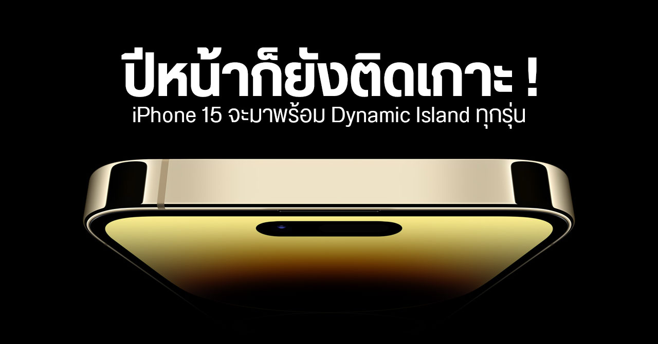 ติดเกาะยาว ๆ Ross Young ยืนยัน Dynamic Island จะถูกนำมาใช้งานต่อใน iPhone 15 และ iPhone 16