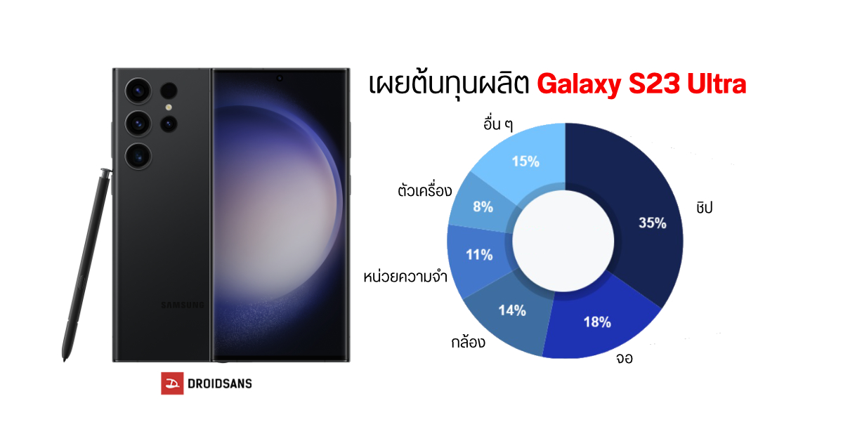 เผยราคาต้นทุนผลิต Galaxy S23 Ultra อาจเป็นสาเหตุที่ Samsung อยากกลับไปใช้ชิป Exynos ของตัวเอง