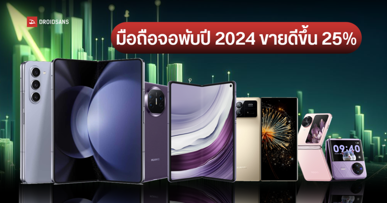 เผยยอดขายมือถือจอพับทั่วโลกปี 2023 ขายได้ 15.9 ล้านเครื่อง Samsung ยังยืน 1 ครองส่วนแบ่งกว่า 66.4%