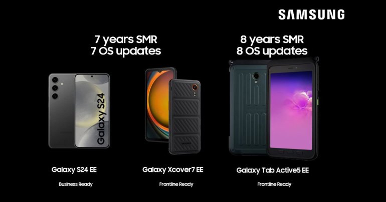Samsung ขยายการอัปเดตมือถือและแท็บเล็ต B2B นานสุดเป็น 8 ปี ทั้ง OS และความปลอดภัย
