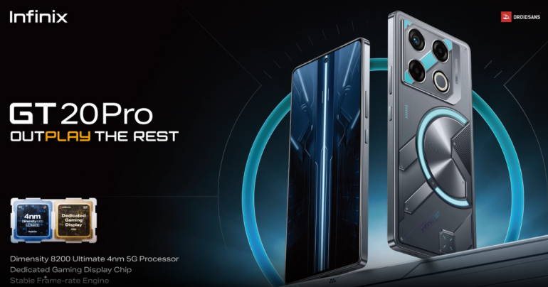 เปิดตัว Infinix GT 20 Pro มือถือเกมมิ่งภาคต่อ อัปเกรดสเปค จอ 144Hz ชิปคู่ ระบบระบายความร้อนใหญ่กว่าเดิม ฝาหลังไฟ RGB LED