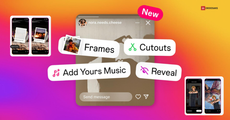 ลองเล่น 4 ฟีเจอร์ใหม่ Instagram สำหรับ IG Story ทั้ง เพิ่มเพลง, กรอบภาพโพลารอยด์, ซ่อนสตอรี่, ตัดแปะภาพเก๋ ๆ