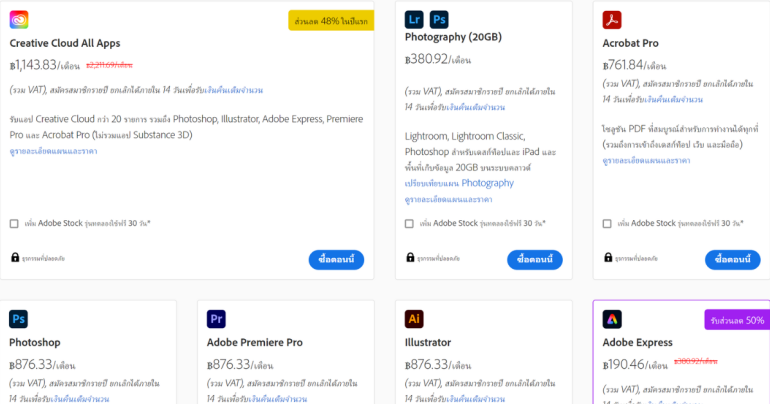 Adobe โดน FTC ฟ้อง เพราะแจ้งราคา Subscription ไม่โปร่งใส ปกปิดเงื่อนไขหากยกเลิกก่อนครบปี