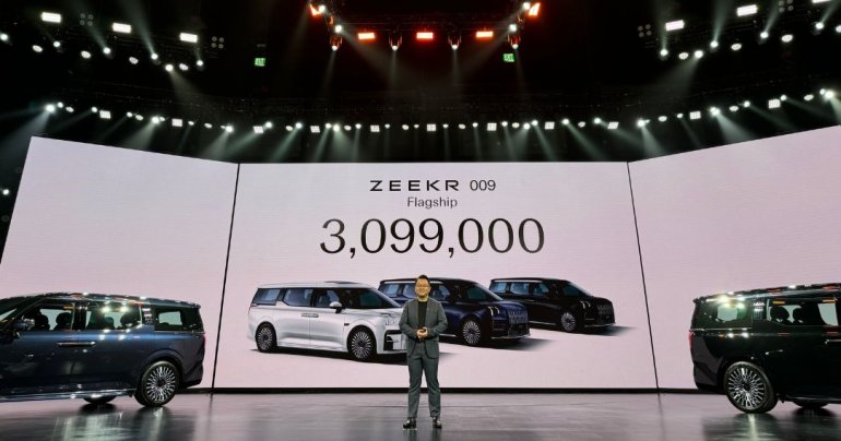 เปิดราคารถตู้ไฟฟ้าสุดหรู Zeekr 009 แบตใหญ่ 116kWh วิ่งไกล 650 กม. ราคา 3.09 ล้านบาท