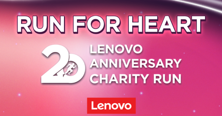 เลอโนโว ประเทศไทย จัดวิ่งการกุศล Run for Heart ค่าสมัครเริ่มต้น 588 บาท สมัครได้ถึง 2 ก.พ. 2568 ผ่านช่องทางออนไลน์