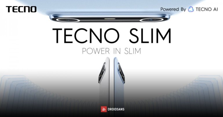 รายละเอียดสเปค TECNO SPARK Slim และ POVA Slim 5G บางที่สุดแค่ 5.93 มม.